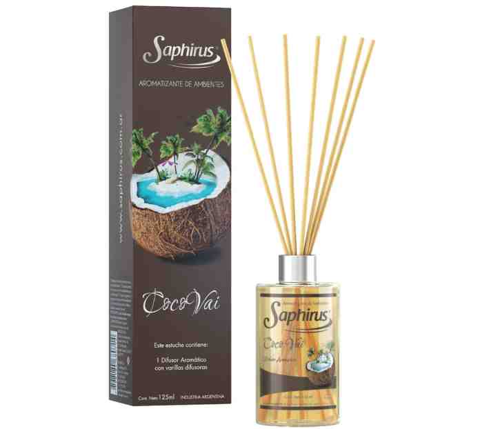 SAPHIRUS COCO VAI DIFUSOR AROMATICO 125ML